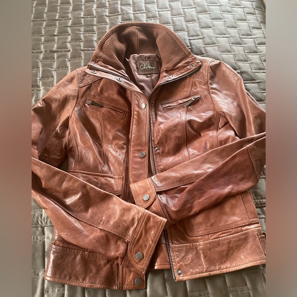 Cole Hana leather jacket - Picture 1 of 5